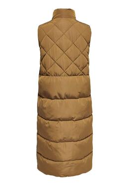 Gilet Only Stacy Camel pour Femme