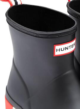 Bootss Hunter Play Sht Stripe Noire pour Femme