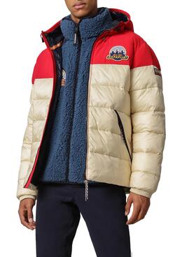 Veste Napapijri Alay Beige pour Homme