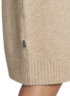 Robe Superdry Entonnoir Jeck Beige Pour Femme