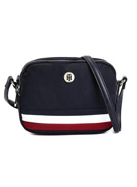 Sac à main Tommy Hilfiger Poppy Crossover Bleu Marine Femme