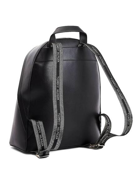 Sac dos Tommy Hilfiger Embl matique Noire Pour Femme