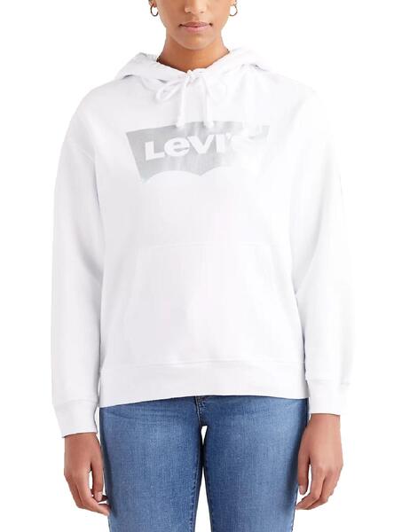 Sweat Levis Graphic Standard Rainbow Blanc - Main Image