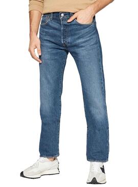 Jeans Levis 501 Original Bleu Homme