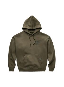 Sweat Multi-Logo G-Star Vert pour Homme