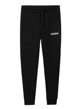 Pantalon Survêtement Napapijri Box W Noire Pour Femme