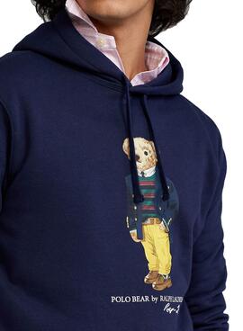 Sweat Polo Ralph Lauren Polo Bear Bleu Marine Homme