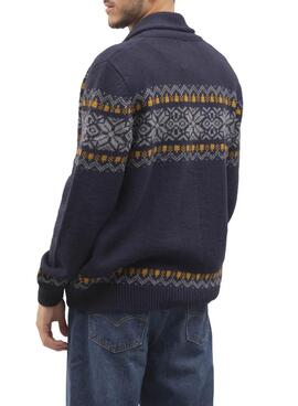 Veste Klout Natal Bleu pour Homme