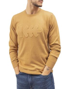 Pull Klout Soulager Beige pour Homme