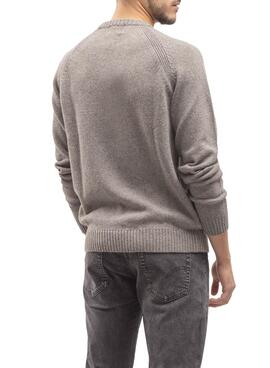 Pull Klout Cosmo Gris pour Homme