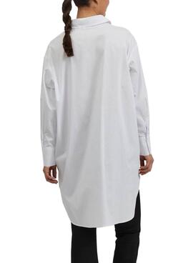 Chemise Vila Gimas Oversize Blanc pour Femme