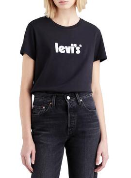 T-Shirt Levis Seasonal Poste Noire Femme