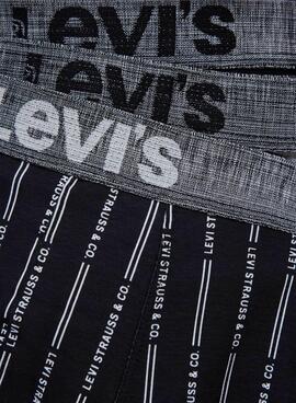 Box  Cadeau 3 Boxer Levis Bleu  pour Homme