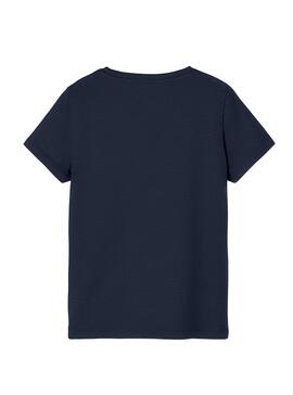 T-Shirt Name It Tolle Bleu Marine pour Fille