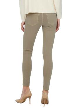 Pantalon Only Blush Chino Skinny Marron Femme