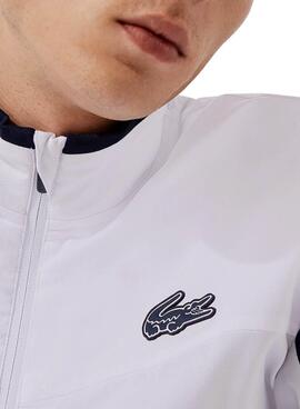 Survêtement Lacoste Sport Blanc Contrasting Homme