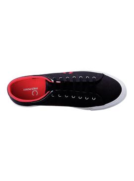 Baskets Fred Perry Kendrick Navy Canvas