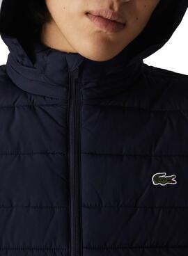 Gilet Lacoste Rembourré Bleu Marine pour homme