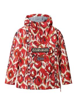 Veste Napapijri Rainforest Rouge Femme