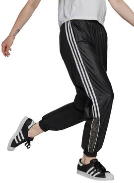 Pantalon de Sport Adidas Noire Imprimé pour Femme