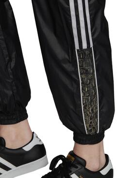 Pantalon de Sport Adidas Noire Imprimé pour Femme