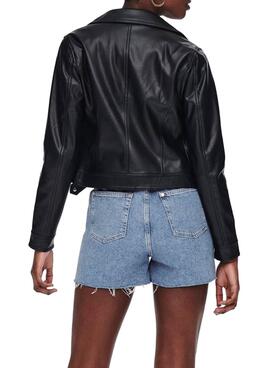 Veste Biker Only Best Noire Pour Femme