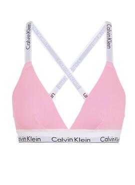 Soutien-gorge Calvin Klein Unlined Bralette Rose Femme