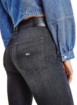 Jeans Tommy Jeans Sylvia Noire Femme