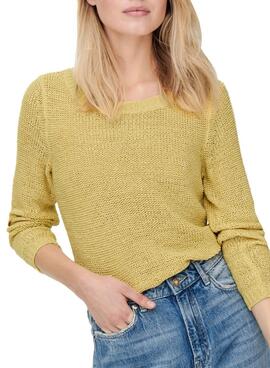 Pull Only Geena Jaune pour Femme