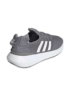 Baskets Adidas Swift Run 22 Gris pour Homme