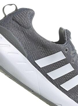 Baskets Adidas Swift Run 22 Gris pour Homme