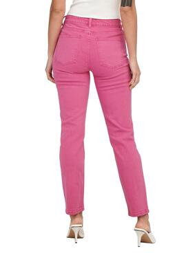 Jeans Only Emily Fuchsia pour Femme