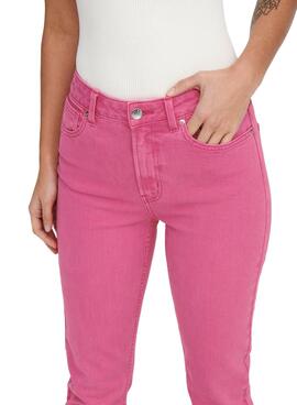 Jeans Only Emily Fuchsia pour Femme