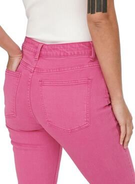 Jeans Only Emily Fuchsia pour Femme