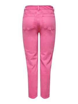 Jeans Only Emily Fuchsia pour Femme