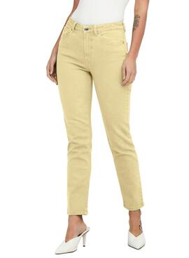 Jeans Only Émilie Jaune pour Femme