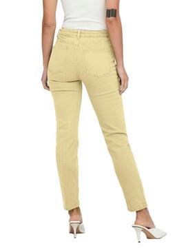 Jeans Only Émilie Jaune pour Femme