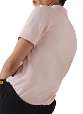 Polo Lacoste Slim Fit Rose Pour Homme