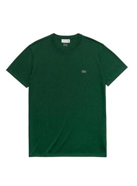 T-Shirt Lacoste Basique Vert Pour Homme