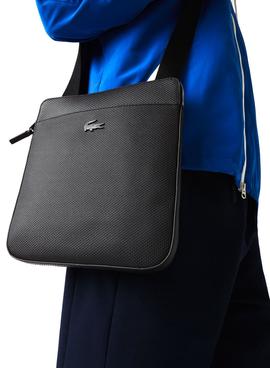 Sac Lacoste Chantaco Piel Noir Homme