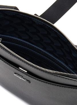 Sac Lacoste Chantaco Piel Noir Homme