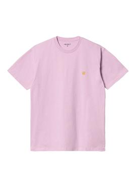 T-Shirt Carhartt Chase Rose Pour Femme