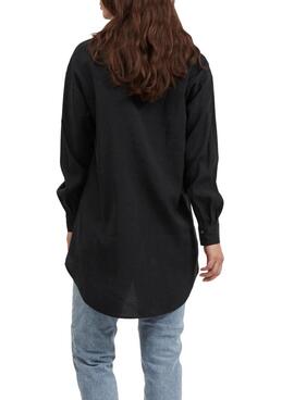 Chemise Vila Polinea Oversize Noire pour Femme