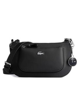 Sac à main Baguette Lacoste Noire pour Femme