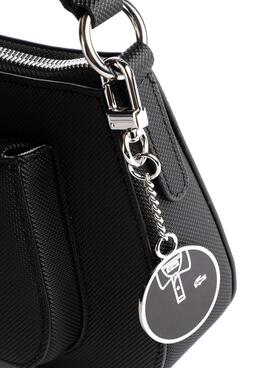Sac à main Baguette Lacoste Noire pour Femme