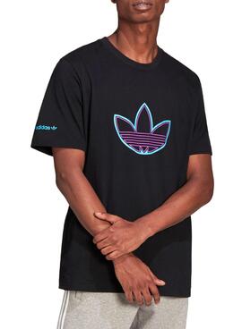 T-Shirt Adidas Outline Logo Noire pour Homme