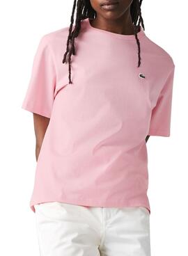 T-Shirt Lacoste TF5441 Rose pour Femme