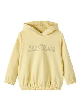 Sweat Name It Borcha Jaune pour Fille