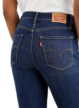 Jeans Levis 721 High Rise Skinny Bleu