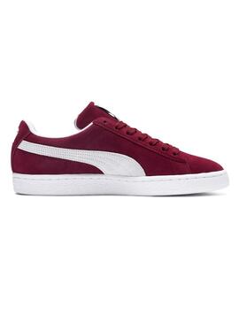 Baskets Puma Suede Classic Grenat Homme et Femme